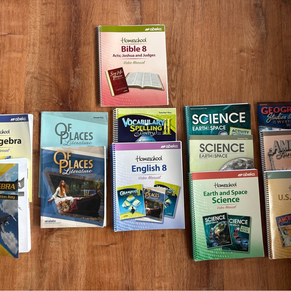 Partial 8th Grade Abeka Homeschool - Parent and Student Curriculum